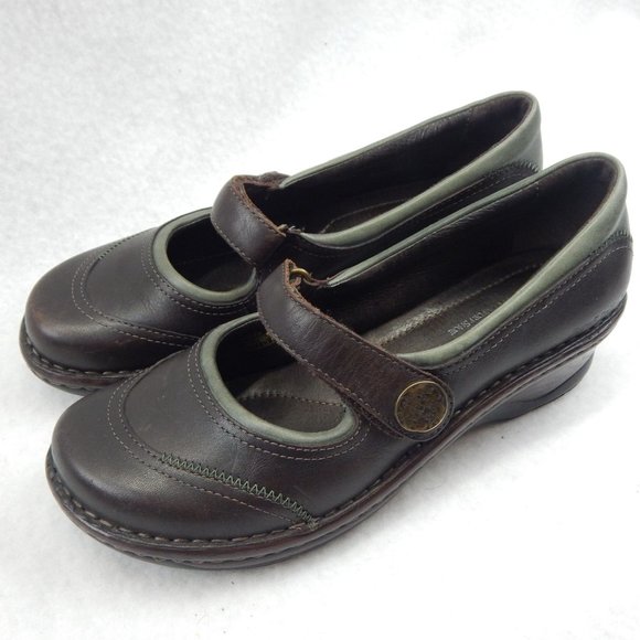 Josef Seibel Womens Brown Mary Jane Clogs Shoe Size 41 - Picture 4 of 12